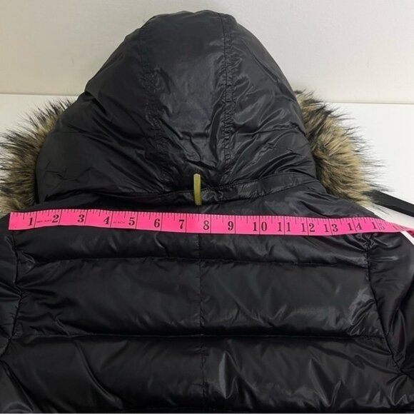 𝅺SOIA & Kyo Reversible Down Puffer Parka Black - Picture 15 of 16
